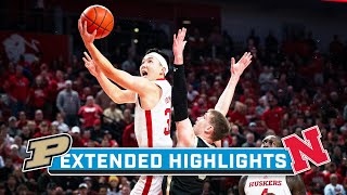 Purdue at Nebraska | Extended Highlights | Big Ten Men's Basketball | Jan. 9, 2024