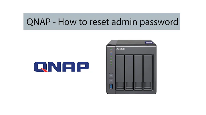 How to reset admin password on your QNAP/QTS NAS