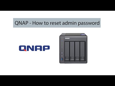 How to reset admin password on your QNAP/QTS NAS