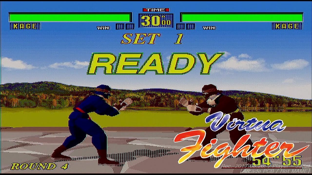 Virtua Fighter 2 Ps2 All Wins And Loses Ring Out Kage By Infosphere Walker