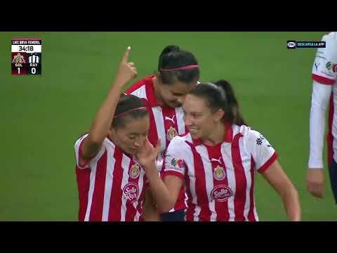 ¡Goool de Chivas! Soto anota un golazo con servicio de Licha l Liga MX Femenil