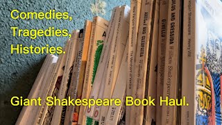 Comedies, Tragedies, Histories. Giant Shakespeare Book Haul Tom OConnor Joke book author signature