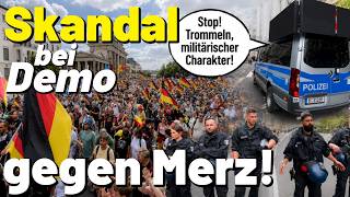 Skandal Polizei Stoppt Anti Merz Demo 😱 Tausende Menschen In Berlin Projekt M1Llion Vs Regierung