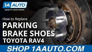 How to Replace Parking Brake Shoes 05-16 Toyota RAV4