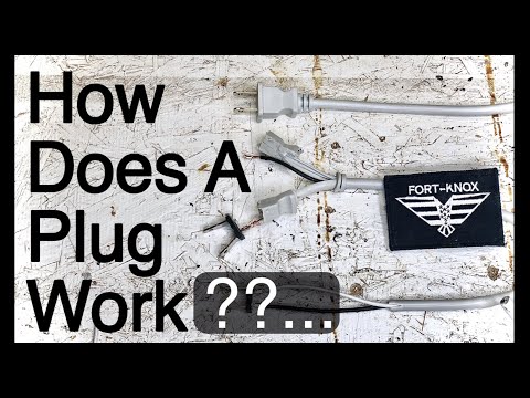WHAT'S INSIDE?? How Does A Plug Work? | How To Hardwire Light Fixture | DIY Electrical | Wall Outlet