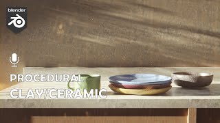 Ceramic/Clay Material in Blender
