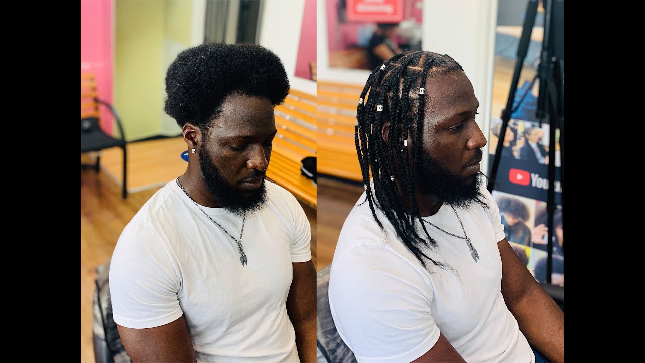 Trendy Box Braids With Natural Hair Extensions| My Grip Game