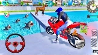Super Bike vs Water Shark Best Riding Race - 3D Driving Class Simulation Gameplay screenshot 5