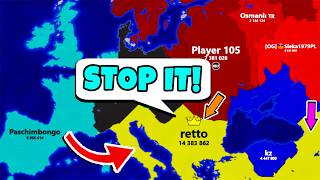 I Turned All Of Europe Against Him! - Territorial IO screenshot 2
