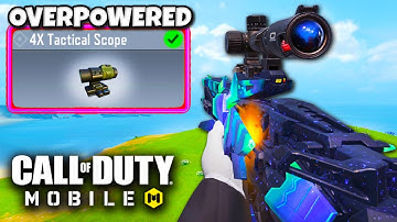 YOU MUST USE the 4X SCOPE in COD MOBILE 🤯 (OVERPOWERED)
