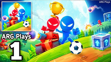 Stickman Party - Gameplay Walkthrough Part 1 - Random Games 