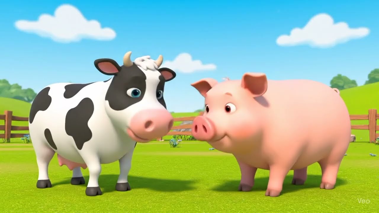 La granja de Don Fernando 🐮🐷🐥🐑  Canción de Animales para Niños | Sonidos de la Granja