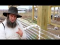 BUILDING A GREENHOUSE IN WINTER - TUFTEX PANELS