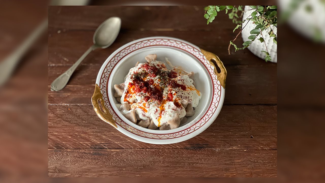 Glutensiz Mantı (2 malzemeli) | Ayşe Kadaifçi