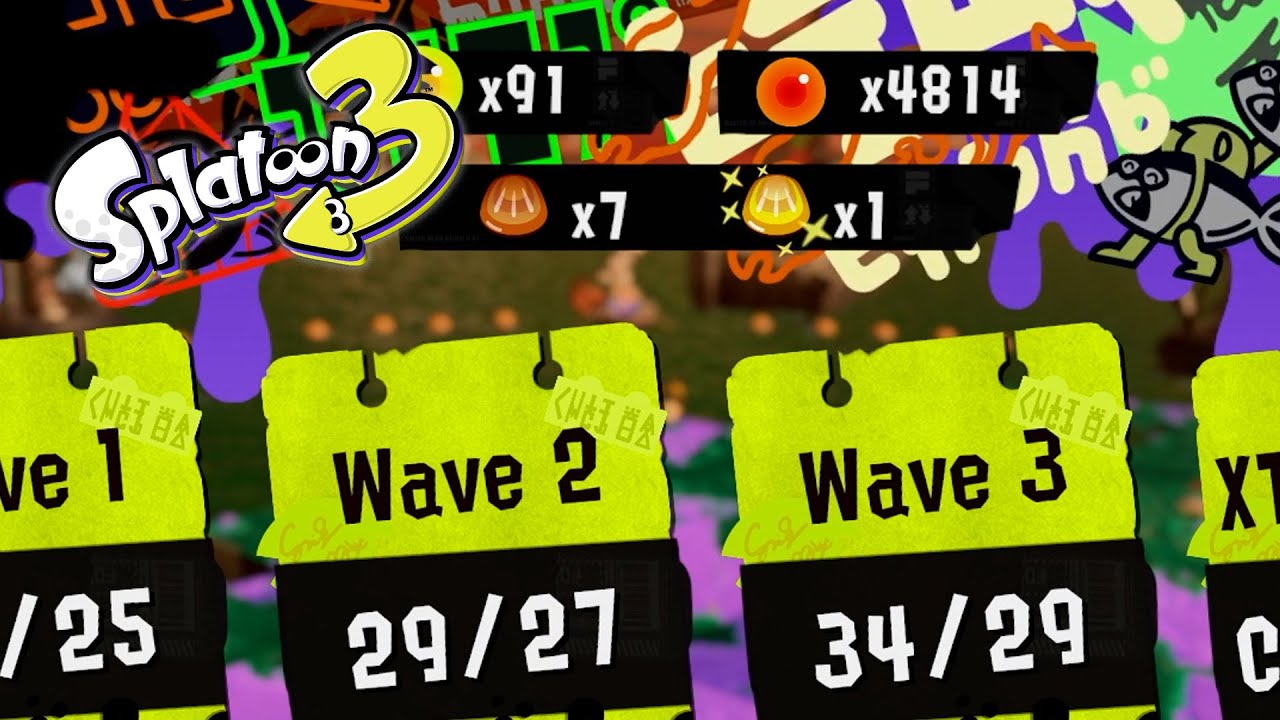 Splatoon Fish Scale Salmon Run Gameplay: Gold Scale Finally | Splatoon 3 - YouTube