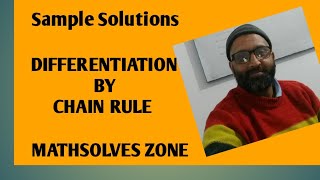 Use of Chain Rule | Sample Solutions | Class 12 Maths