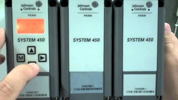 How to program the Johnson Controls System 450