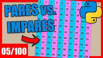 Python - Ejercicio 5: Separando pares e impares - [100 Ejercicios para Aprender Python]