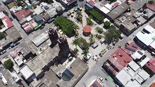 Sobrevolando con el helicóptero de Aldo Mares en Santa Rita JalTorneo de fútbol 2024