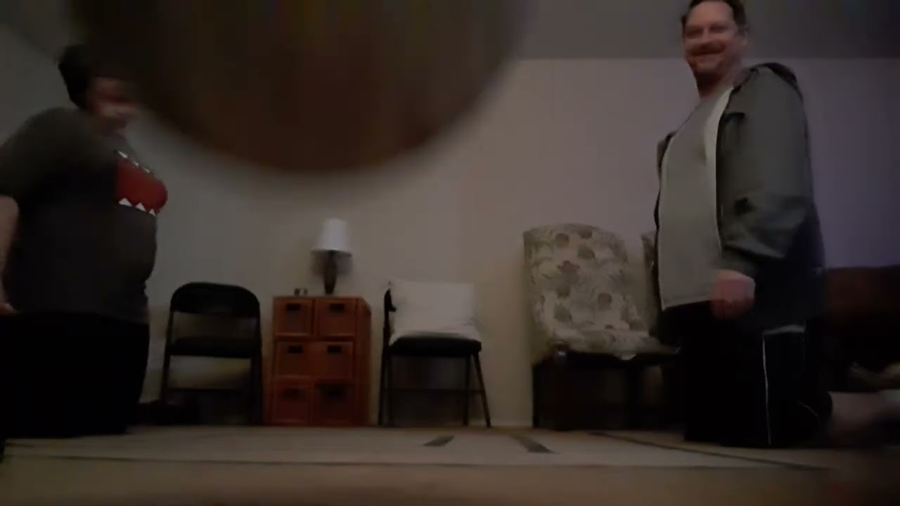 Playing volleyball on our knees part 2