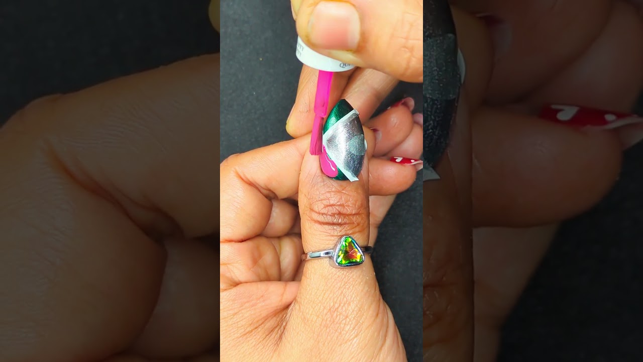 Begginers friendly easy nail art design 😍 