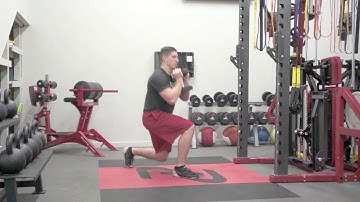 DB Goblet Forward Lunge
