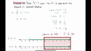 Solve Compound Inequalities (module 2, lesson 5)