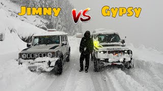 Jimny vs Gypsy | Extreme Snow Test | Snowfall update in Manali