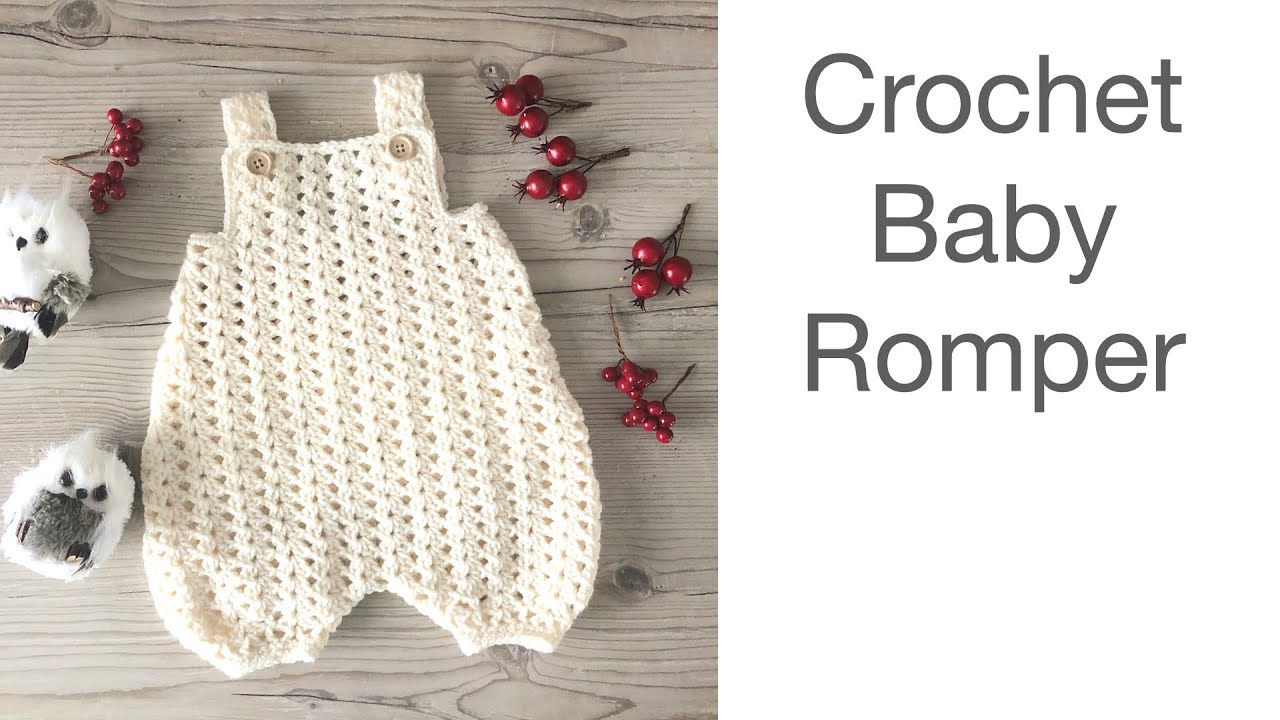 Crochet Pattern PDF Baby Romper Bunny - Crealandia