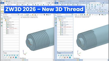 ZW3D 2026 - New 3D Thread - Bahasa Indonesia