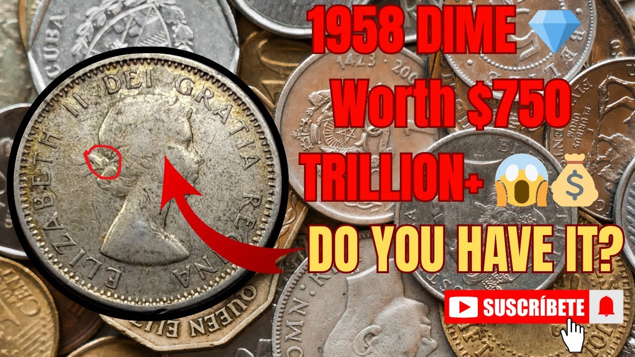 This 1958 Canadian Dime Could Make You Trillions! 💰 | Rare Queen Elizabeth Coin Worth $750 Trillion+
