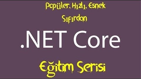 #12 .Net Core CRUD İşlemleri (DbFirst Yaklaşımı ile)