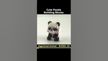 Panda W1501-18 Mini Blocks Preview #lego #brick #miniblock #nanoblock #block