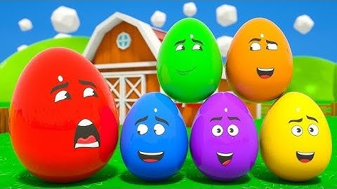 Learning Colors and Numbers Song | Colorful Eggs on the Farm | Melly Nursery Rhymes & Kids Songs