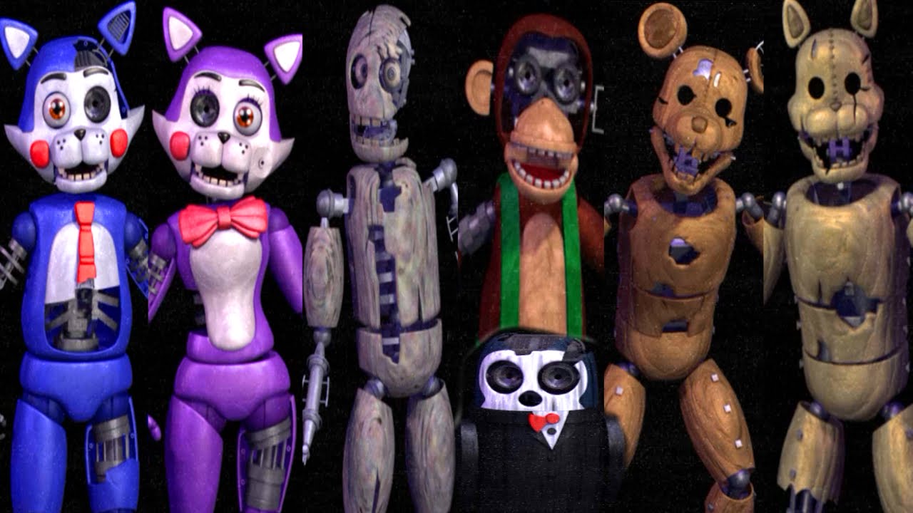 ALL REMASTERED ANIMATRONICS, EXTRAS