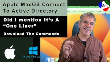 Apple MacOS Connect To Active Directory - A One Liner !!
