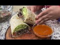 Tradicional Carne Asada Burrito!!!🌯