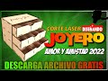 💚TUTORIAL Corte Laser 🔪 Diseñando un JOYERO de 3 CAJONES en MDF 🎁| AMOR Y AMISTAD 2022 💟| Corel Draw