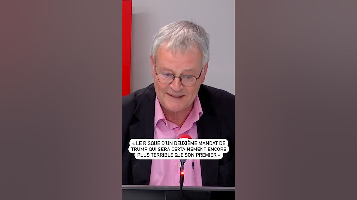 "Le risque d'un deuxième mandat de Trump qui sera certainement encore plus terrible que son premier"