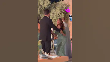 سارة الورع وغيث مروان يرقصان في زفاف وسام قطب 