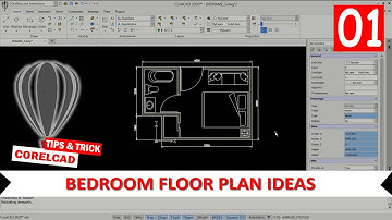 CorelCAD Bedroom Floor Plan Ideas Speed Modeling