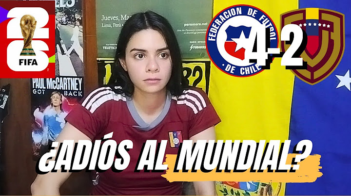 Chile 4-2 Venezuela REACCIÓN 🇻🇪 ELIMINATORIAS MUNDIAL 2026 Fecha 12