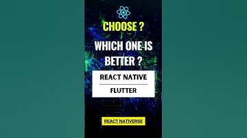 React Native Vs Flutter ?