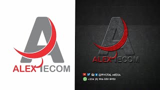 HOW TO MAKE LOGO ON COREL DRAW AND MOCKUP || PIVOTAL MEDIA