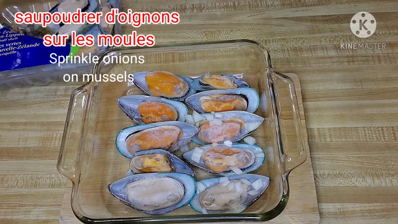 Moules Faciles au Microondes avec Fromage et Oignon (Délicieux) YouTube