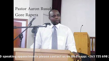 Pastor Aaron Rusukira - Gore Rapera