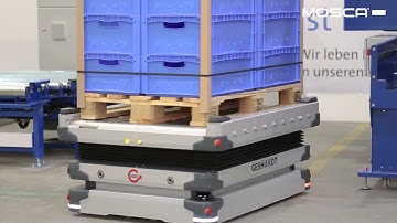 AGVs Meet Mosca: Witness the Power  of Automation with Gebhardt | Mosca