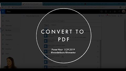 SharePoint Power Hour: Convert to PDF