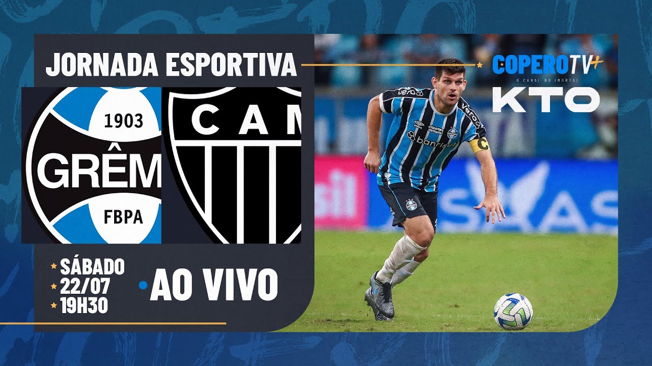 Onde assistir Atlético-MG x Grêmio AO VIVO pelo Brasileirão