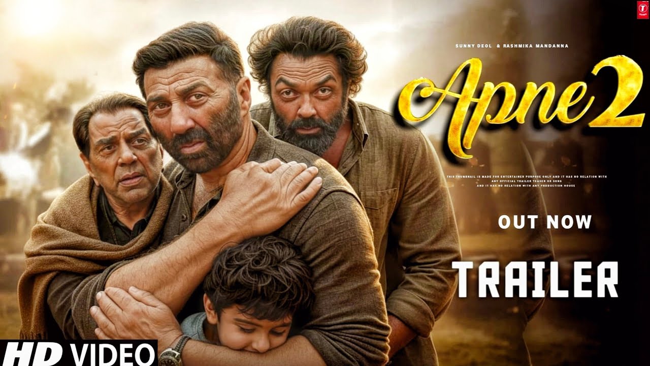Apne 2 - Official Trailer | Sunny Deol | Bobby Deol | Dharmendra | Concept Trailer | Gabru Trailer 